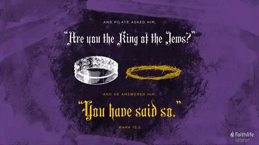 Mark 15:1-39, (40-47)