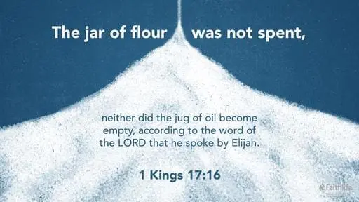 1 Kings 17:8-16