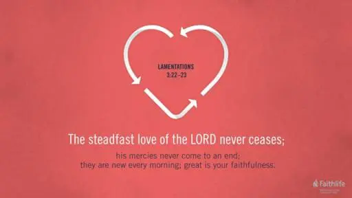 Lamentations 3:19-26