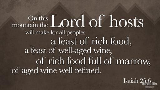 Isaiah 25:6-9
