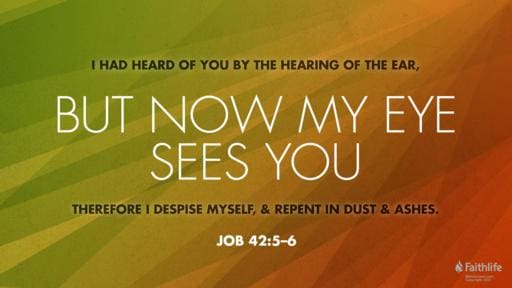 Job 42:1-6, 10-17